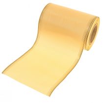 Product Wreath ribbon moiré wreath ribbon yellow 150mm 25m