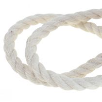 Jute ribbon jute cord cord jute decoration cream white Ø7mm 5m