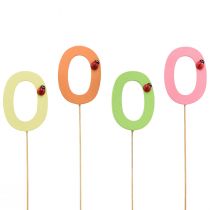 Product Number plug birthday 0 flower plug wood 27,5cm 16 pcs