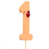 Product Number plug birthday 1 flower plug wood 27,5cm 16 pcs