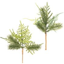 Product Artificial Pine Branches for Festive Decoration, 22cm, Set of 2