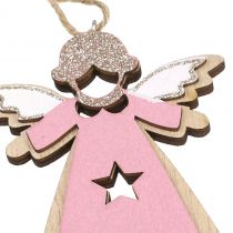 Product Christmas Tree Decoration Natural, pink 11cm 8p