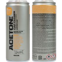 Acetone spray cleaner + thinner Montana Cap Cleaner 400ml