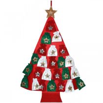Advent calendar to fill yourself felt Christmas tree H115cm