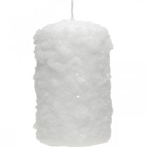 Product Advent candles, pillar candles, snowball candles 100/60mm 4pcs