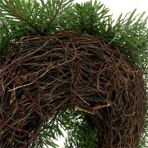 Advent wreath with fir Ø40cm H9cm