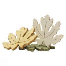 Product Table decoration autumn scatter decoration wooden decoration maple leaf 4cm 72 pcs