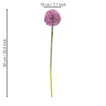 Product Artificial Allium flower, ornamental onion, elegant room decoration, 90cm