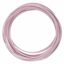 Aluminum wire Ø2mm pastel pink 100g 12m