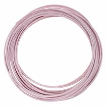 Product Aluminum wire Ø2mm pastel pink 100g 12m