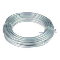 Aluminum wire aluminum wire 5mm jewelry wire white-silver matt 500g