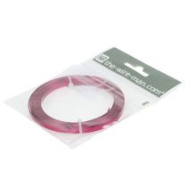Product Aluminum flat wire Pink 5mm x 1mm 2,5m