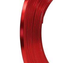 Aluminum Flat Wire Red 5mm 10m