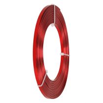 Aluminum Flat Wire Red 5mm 10m