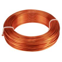 Product Aluminum wire orange Ø2mm craft wire aluminum 500g 60m