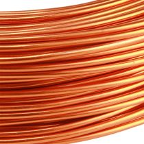 Product Aluminum wire orange Ø2mm craft wire aluminum 500g 60m