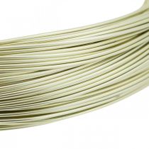 Product Aluminum wire Ø1mm champagne jewelry wire round 120g