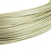 Product Aluminium wire Ø1mm champagne jewellery wire round 120g