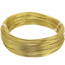 Product Aluminum wire Ø1mm gold decoration wire round 120g