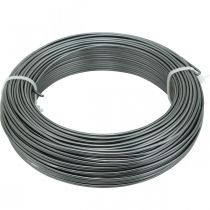 Aluminum wire Ø2mm anthracite deco wire round 480g