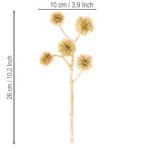 Product Artificial Amber Fruit Branches Gold Bundle – 26cm (Set of 6)