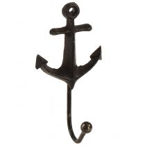 Wall hook wall decoration metal anchor maritime 6.5x5x13cm