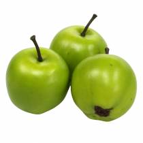 Decorative fruit mini apple artificial green 4.5cm 24pcs