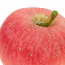 Decorative apple pink, yellow Real-Touch 6.5cm 6pcs