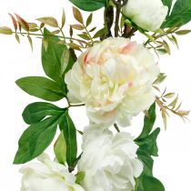Peony topper, table decoration, Paeonia branch white L60cm