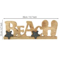Product Stand lettering “Beach” maritime decoration wood 35×12cm