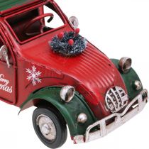 Product Christmas decoration car Christmas car vintage red L17cm