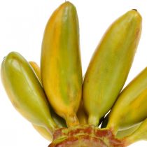 Artificial banana bunch, decorative fruit, baby bananas L7–9cm