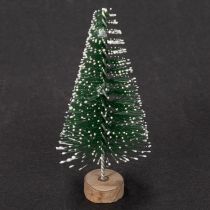 Product Artificial mini Christmas trees as table decorations for Christmas, snow-covered, 6cm, 12 pieces