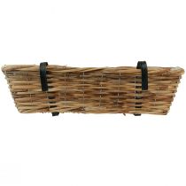 Product Balcony box flower box for hanging rattan natural L51cm