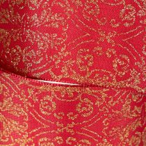 Product Festive Red and Gold Wired Ribbon 40mm x 15m for Crafting and Decorating