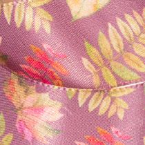 Product Decorative Autumn Foliage Ribbon 40mm x 15m Polyester Purple