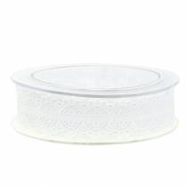 Product Lace ribbon white 26mm 20m