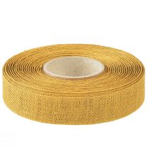 Product Decorative ribbon natural yellow 25mm 20m