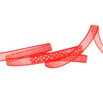 Deco ribbon with dots 7mm L20
