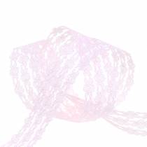 Product Lace ribbon pink 20mm 20m