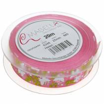 Product Organza Ribbon Butterfly 25mm Pink Decorative Ribbon Gift Ribbon 20m