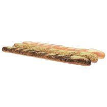 Baguette food dummies bakery decoration assorted 45cm 3pcs