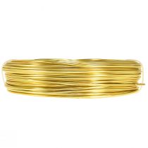 Product Craft wire gold Ø2mm 60m aluminium wire for decoration, jewelry, floristry, creative projects