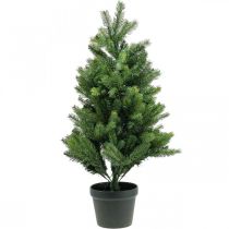 Product Artificial Christmas tree in pot LED outdoor 90cm