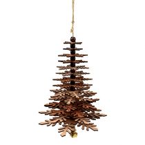 Hanging Decoration Christmas Tree with bell Copper 40cm