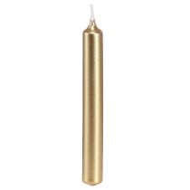 Product Tree candles candles for Christmas tree gold 13x105mm 20 pcs