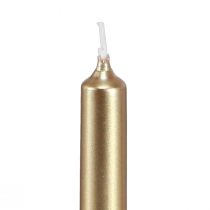 Product Tree candles candles for Christmas tree gold 13x105mm 20 pcs
