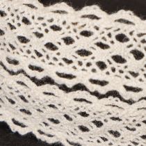 Product Cotton lace ribbon for decoration and handicrafts, 15mm wide, 10m long