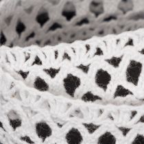 Product Cotton Lace Ribbon for Creative Decoration 18mm x 10m White
