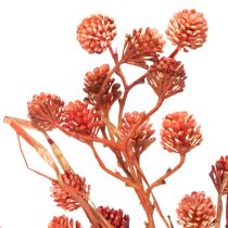 Product Artificial Berry Branch Autumn Decoration 68cm, Red and Green, Plastic